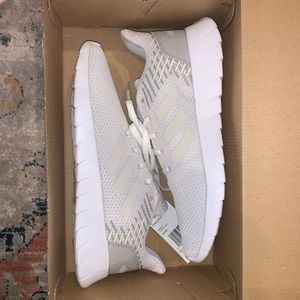 White Adidas Running Shoes